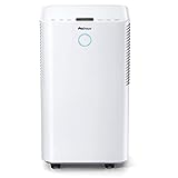 Pro Breeze Luftentfeuchter 12L in 24h Entfeuchtungsleistung - Luftentfeuchter elektrisch mit Feuchtigkeitssensor, Ablaufschlauch, Digitalanzeige, Schlafmodus, Timer - Gegen Feuchtigkeit, Schimmel