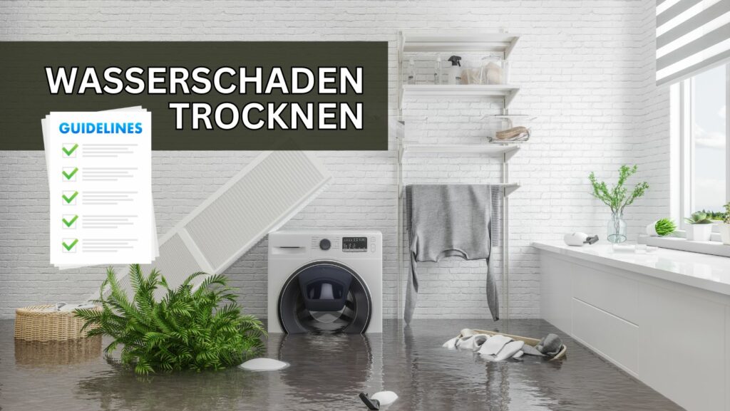 leitfaden wasserschaden trocknen